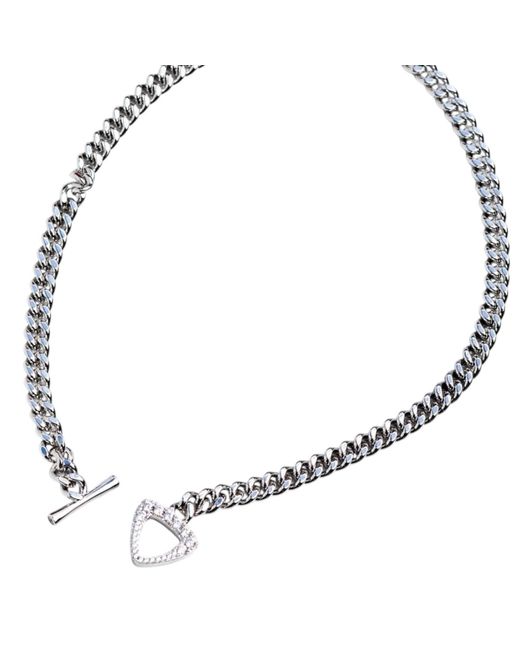 Native Gem White Triomphe Necklace- Sterling