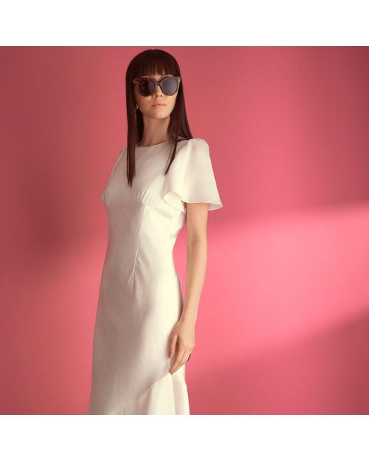 Emma Wallace Gray Linia Dress