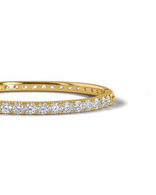 Viviana Halil Metallic The Eternity Moissanite Bangle