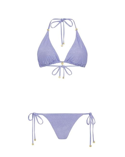 Leyla Maya Ltd Purple Millie Bikini Bottoms