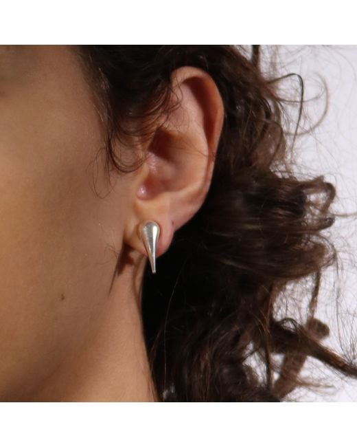 Vicki Sarge Metallic The Single Stud Earrings