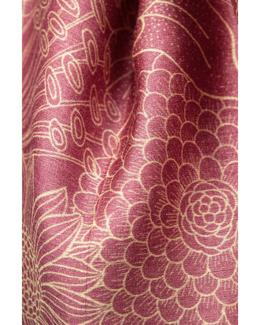 Stovaria Pink Floral Sleeveless Top