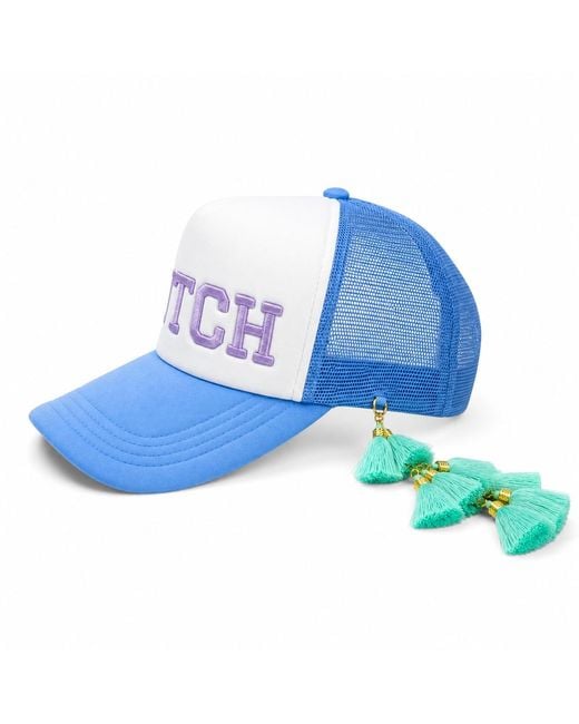 Julia Clancey Blue Butch Chacha Trucker Cap