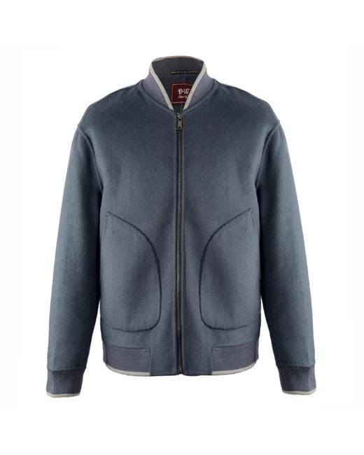 DAVID WEJ Blue Harrison Casual Jacket for men