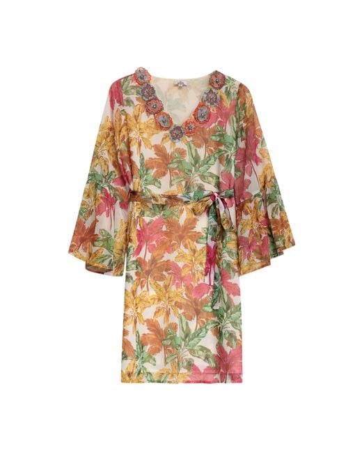 Niza Multicolor Short Airy Dress Zanzibar