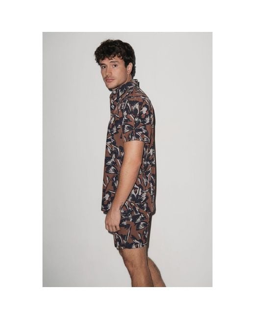 Playaluxe Purple Todos Santos Classic Shirt Tobacco Flower for men