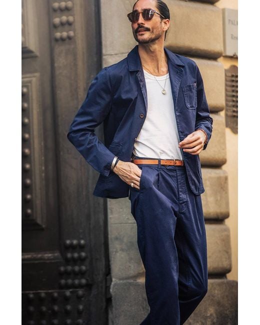 &SONS Trading Co Blue Hemingway Suit Jacket Midnight for men