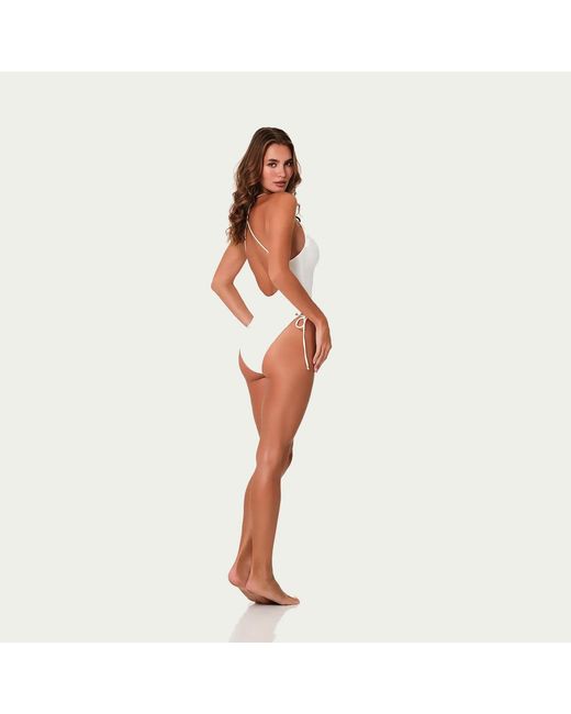 Cherina Beachwear Llc White Ibiza Swimsuit