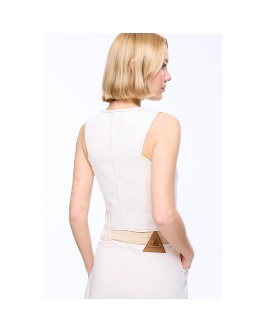 Mirimalist Natural Neutrals Papyrus Canvas Vest