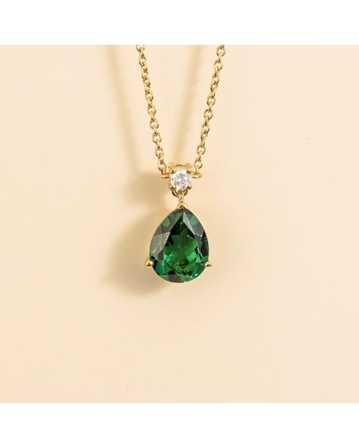 Juvetti Green Ori Medium Pendant Necklace