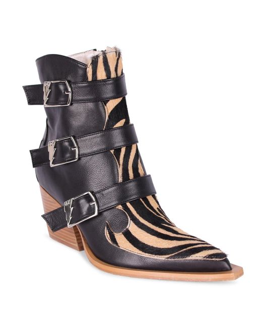 Terry De Havilland Brown Texas Animal Ankle Boot