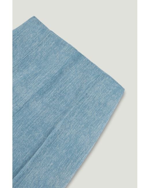 Nocturne Blue Wide-Leg Trousers