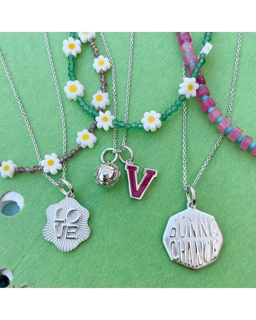Hye Jane Jewelry White Clara Love Pendant