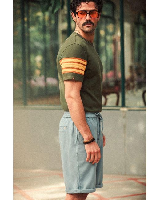 &SONS Trading Co Blue Orta Bermuda Shorts Sky for men