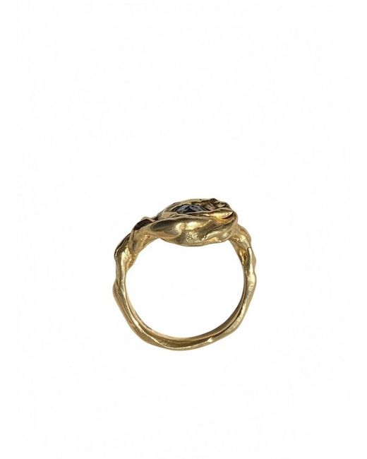 Mitsymay Jewellery Black One Of A Kind Sapphire Ring