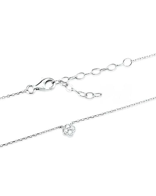 Chanel Joan Elkayam Metallic Lucky Clover Crystal Necklace
