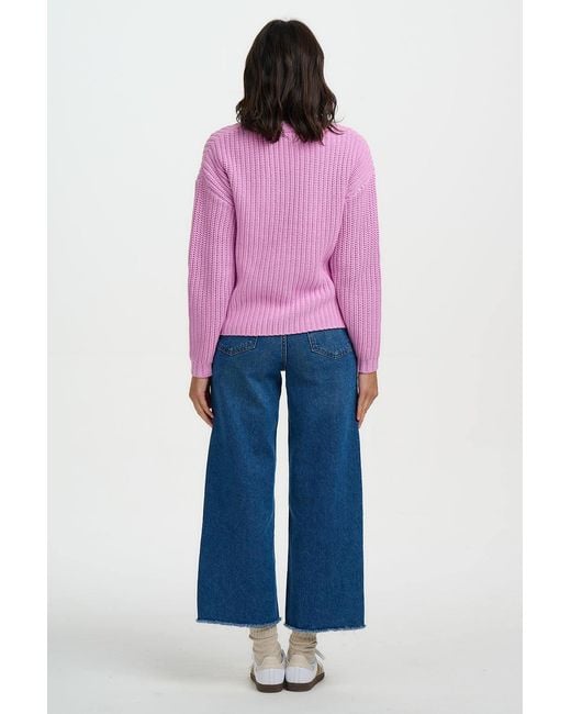 Sugarhill Pink Raya Cardigan, Mauve