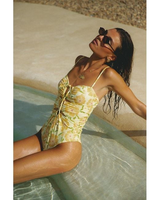 Wild Lovers Yellow Sundance Swimsuit
