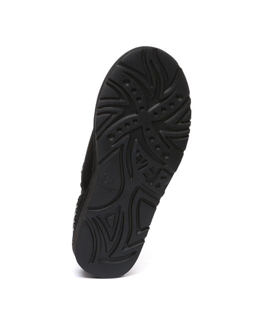 EverAu Australia Black Wigeon Leather Slippers