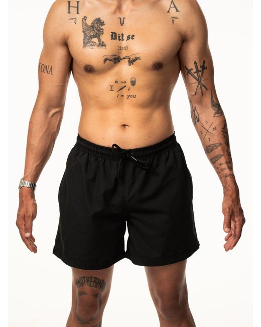 Saved Lab Black Swimshort for men