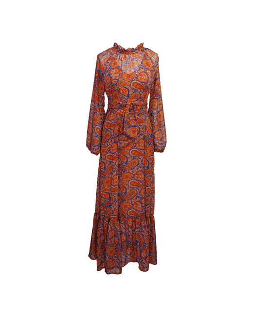 Jennafer Grace Red Sienna Paisley Roper Dress