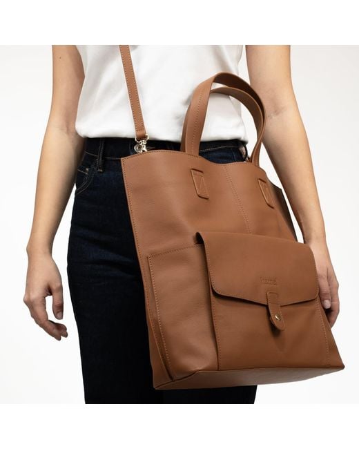 Hamel Atelier Brown Goya Leather Crossbody Bag