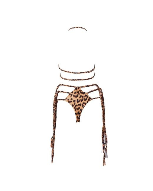 Siren Swimwear White Neutrals Siren Mermaid Braided Bikini Bottom