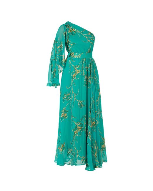 SACHA DRAKE Green Lorelei Maxi Dress