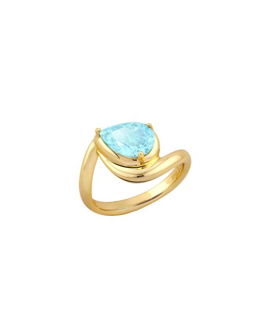 Arte Madrid Metallic Sierra Contour Pear-Shaped Solitaire Ring