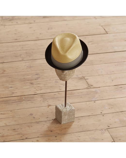 Dasmarca Hats Natural Dasmarca Otis Summer Hat For Honey Straw Trilby Lightweight Hat for men