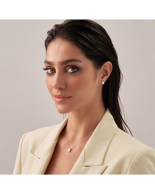 Shabella Nyc Metallic Classic Crystal Tear Drop