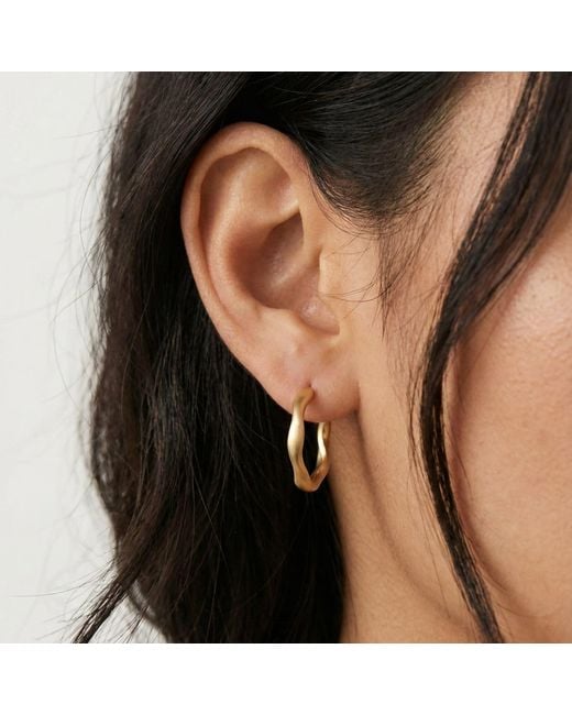 Onia Metallic Drop Hoops