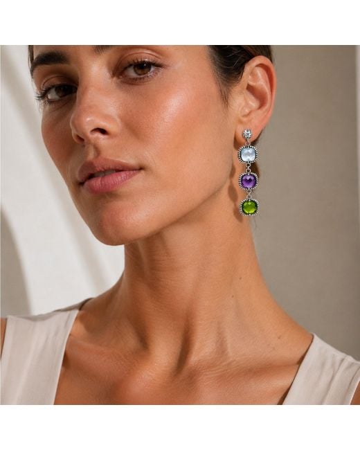 Unaloe Green Dangle Earrings