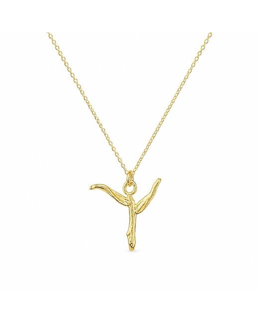 Mother Nature Jewelry Metallic Cross From Acacia, Handmade Leaf Necklace, Twig Pendant