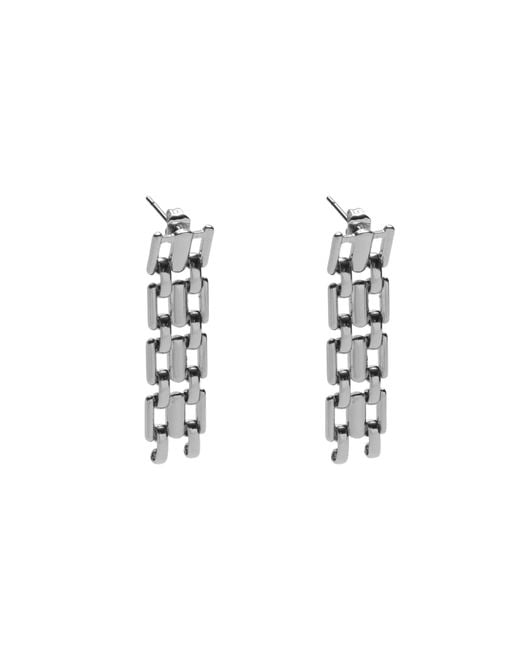 Argento Vivo Metallic Panthera Link Earring
