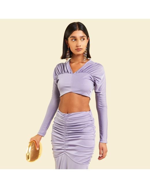 Celestine & Mae Purple Saponaria Co-Ord Set
