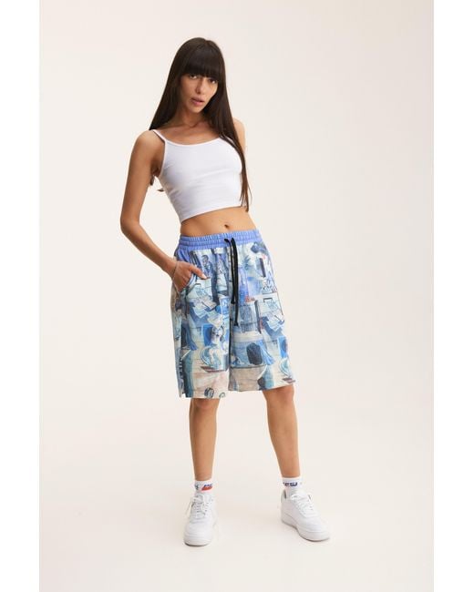mysimplicated Blue Bermuda Shorts for men
