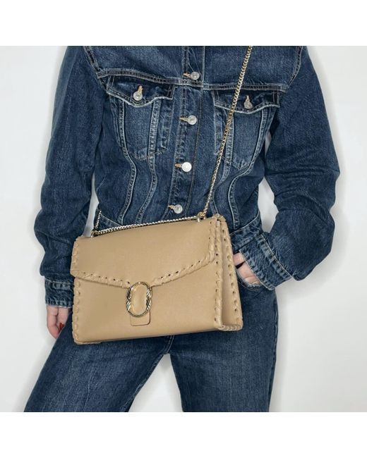 Ruj Heritage Natural Neutrals Shoulder Bag Caffellatte