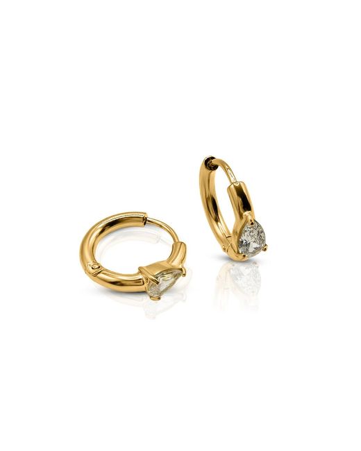 Evie Jewelry Metallic Rush Hour Waterproof Hoop Earrings