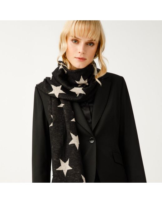 Mohair&Angora Black Star Shawl