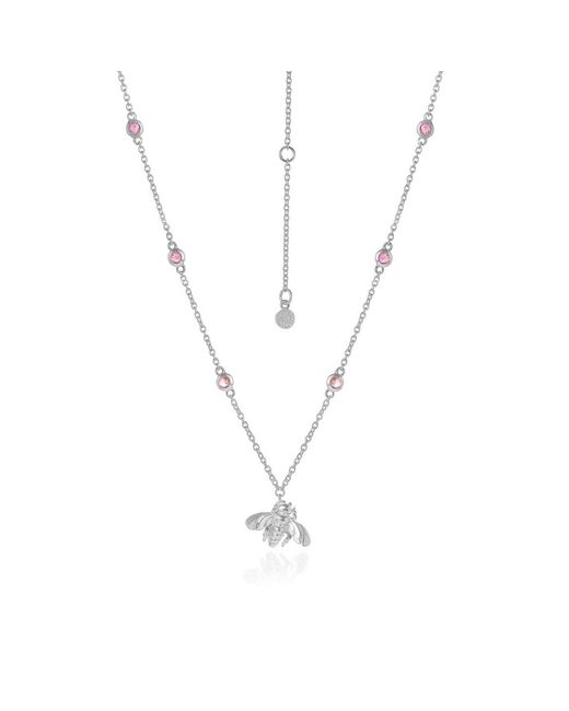 Moon London Metallic Wisdom Bee Tourmaline Necklace