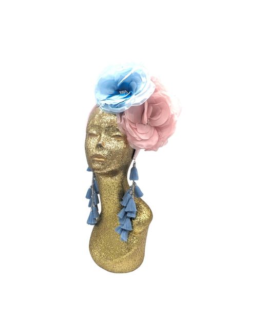Julia Clancey Blue Fondant Fancy Chacha Ice Flower Band
