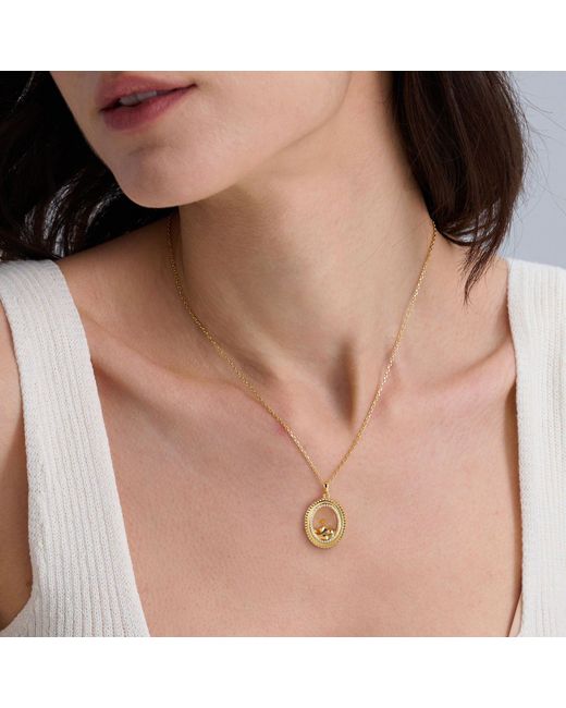 Vanimy Metallic Parable Of The Mustard Seed Pendant Necklace