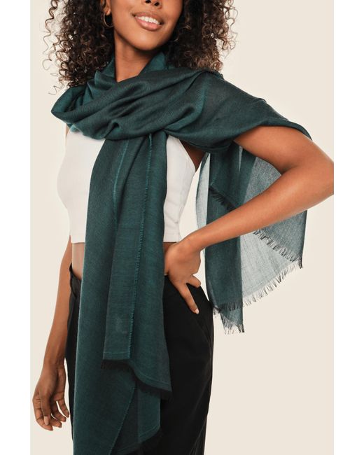 Pashmisy Green Wrapping Shawl