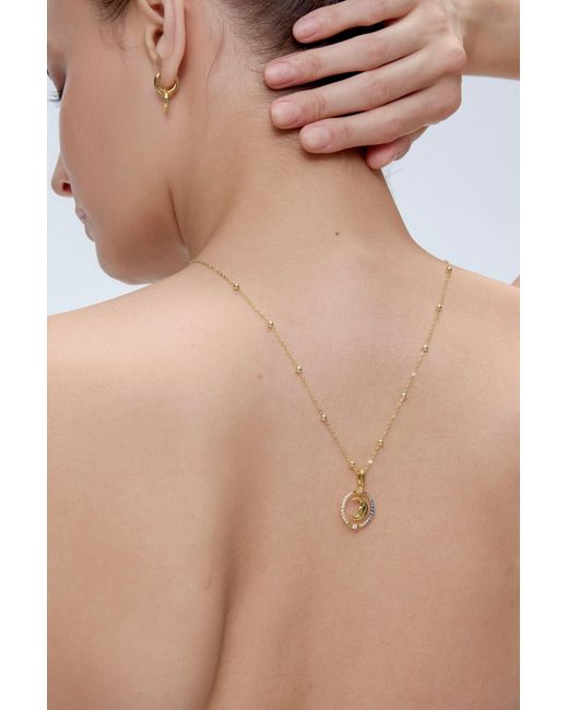 Freqnc Atelier Metallic Rhea Beaded Necklace