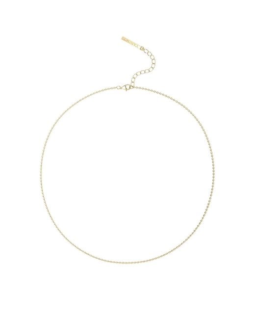 Vanimy Metallic Basic Chain Necklace