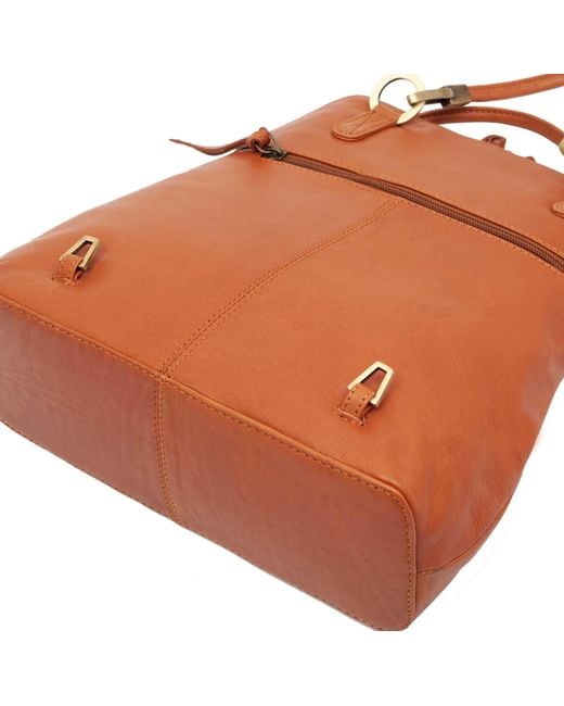 Lloyd Baker Brown Shirdi Leather Backpack