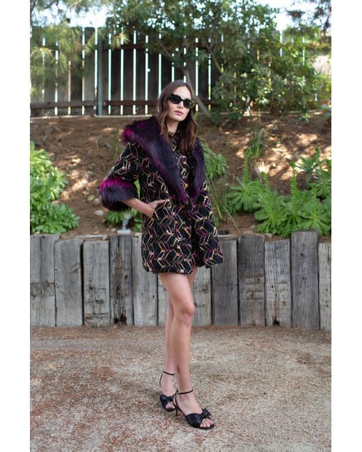 Jennafer Grace Red Penelope Swing Coat