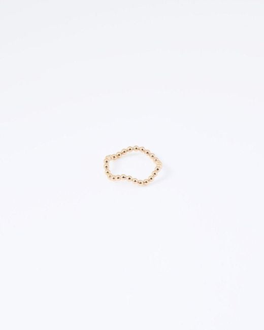 Inari Jewellery White Ebb & Flow Stacking Ring