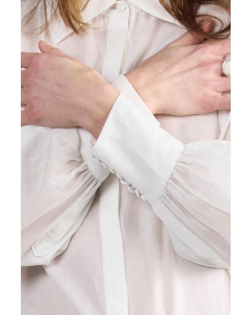 Dref White Prague Relaxed Shirt